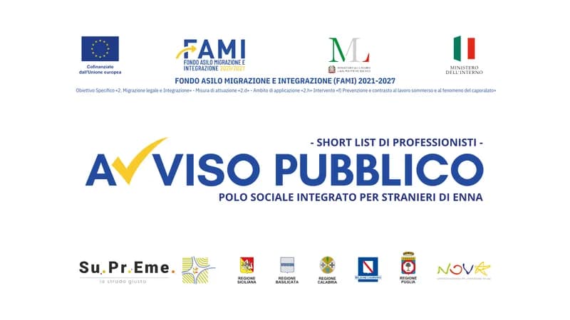 Avviso di selezione